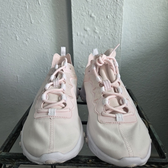 Nike Women's Light Pink React Sneakers - Picture 2 of 5